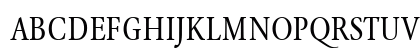 Garamond BE Regular Uppercase Preview