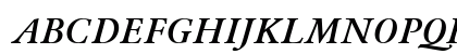 Garamond BE ItalicBold Preview
