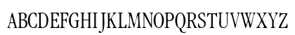 GaramondLightCondSSK Regular Uppercase Preview