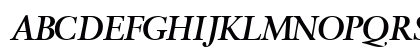 GaramondRetrospectiveSSK Bold Italic Uppercase Preview