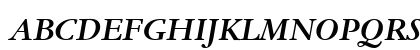 Garamond Bold Italic Preview