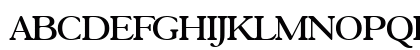 Gascogne-Medium Regular Uppercase Preview