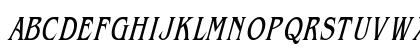GazetteCondensed Italic Preview