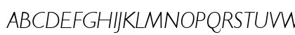 Gentle Italic Uppercase Preview