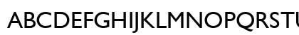 Gentle Regular Uppercase Preview