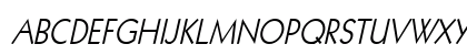 Geo 112 Condensed Italic Preview