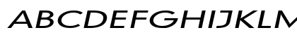 Geo 579 Extended Italic Preview