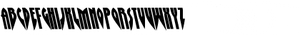 Zirconian Leftalic Italic Font
