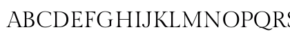 Gilda Display Regular Uppercase Preview