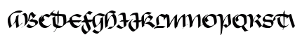 MA GKursiv1 Normal Uppercase Preview
