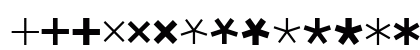 Asterisp Beta Regular Uppercase Preview