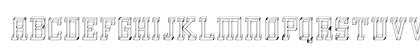 GlassBlocks Regular Uppercase Preview