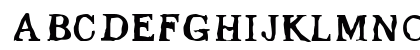Gleam Regular Uppercase Preview