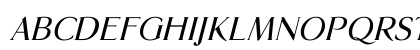 GlossoItalic Regular Preview
