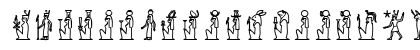 GlyphExtLibU Bold Uppercase Preview
