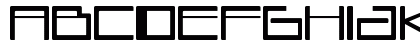 Glyphstream Regular Uppercase Preview