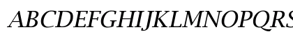 Lucida Bright Italic Preview