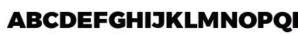 Gontserrat Black Regular Uppercase Preview