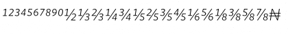 WhitneyNumeric LightItalic Font