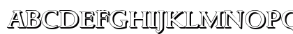 GouditaShadow-Medium Regular Uppercase Preview