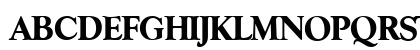 GoudySerial-Xbold Regular Uppercase Preview