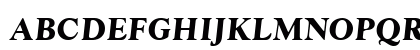 GoudyWtcT Bold Italic Uppercase Preview