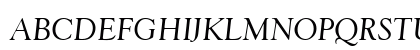 GoudyWtcT Italic Uppercase Preview