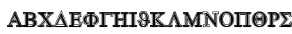 GreekHouseSymbolized Regular Uppercase Preview