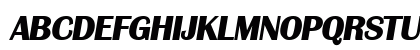 Grenoble Heavy SF Bold Italic Uppercase Preview