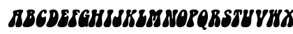 Groovy Italic Uppercase Preview