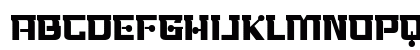 GUNEC Variation Regular Uppercase Preview