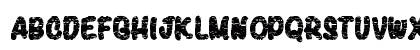 Halloween Grunge Regular Uppercase Preview