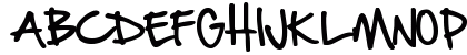 Sean Regular Uppercase Preview
