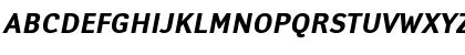 YanusC Bold Italic Font