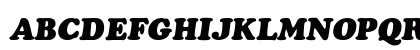 Lynette Bold Italic Regular Uppercase Preview