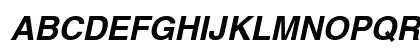 Helvetica BoldOblique Preview