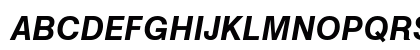 HelveticaGreek Upright Bold Italic Preview