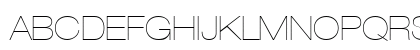Helvetica23-ExtendedUltraLight Ultra Light Uppercase Preview