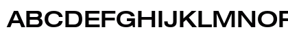HelveticaNeue MediumExt Regular Uppercase Preview