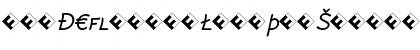 Rattlescript-RegularObliCapsExp Regular Font