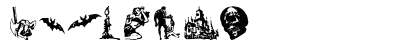 Horror Dingbats Regular Preview