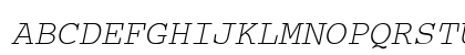 HunCourier Oblique Uppercase Preview