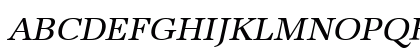 AntiquaStd Italic Uppercase Preview