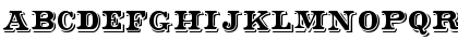 Shadowed Serif Normal Font
