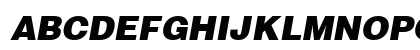 Hu_Switzerland Blk  Italic Regular Uppercase Preview