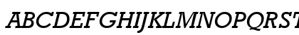 H_GeoSlb 712 Md BT MediumItalic Uppercase Preview