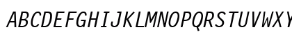 H_Letter Gothic 12 BT Italic Preview
