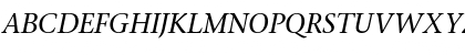 Stone Serif ITC TT MediumItalic Font