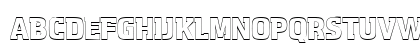 AquariusOutline DB Regular Uppercase Preview