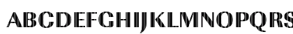 ImperialVjet Regular Uppercase Preview